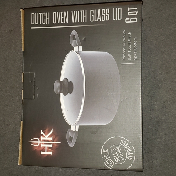 HK Other - HK 6 Quart Dutch Oven With Glass Lid